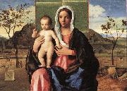 BELLINI, Giovanni Madonna and Child Blessing lpoojk USA oil painting reproduction